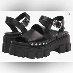 Circus. NY By Sam Eldelman Lug Sole Studded Sandal